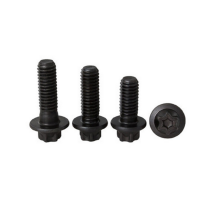 Custom com Black Zinc Bated Flange Hex Bolt